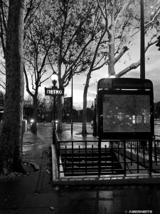 Station de métro - Photographie Paris par AbesNeits, Pays Basque